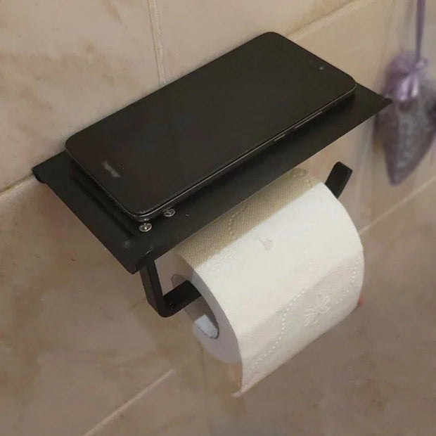 Type A Aluminum Alloy Toilet Paper Holder – Economical, Lightweight, and Durable